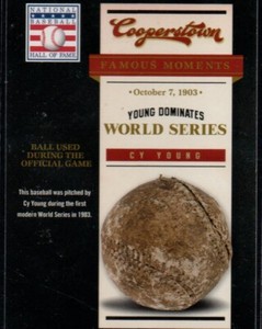 2012 Panini Cooperstown FAMOUS MOMENTS #1 Cy Young DETROIT TIGERS insert 89