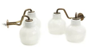 Vilhelm Lauritzen for Louis Poulsen, two wall lamp ‘VL2 Ring Crown 1950’s - Picture 1 of 2