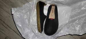 Vivo barefoot ABABA II Black Leather Slip-On Comfort Shoes EU Size 36 (US 4.8) - Picture 1 of 7