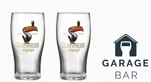2er Set Guinness Toucan Biergläser Pint 20oz Brandneu - Bild 1 von 1