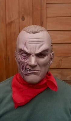 Máscara de capucha de látex hexagonal Jonah disfraz utilería talla adulto Foto 1 de 4