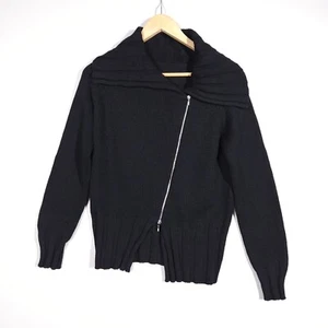 RARE Joop! Fuzzi Cardigan Wool Asymmetric Womens size M - Picture 1 of 9