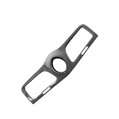 Carbon Fiber Console Clock Vent Panel Cover Trim for Maserati GranTurismo 08-1Fq Foto 1 de 4