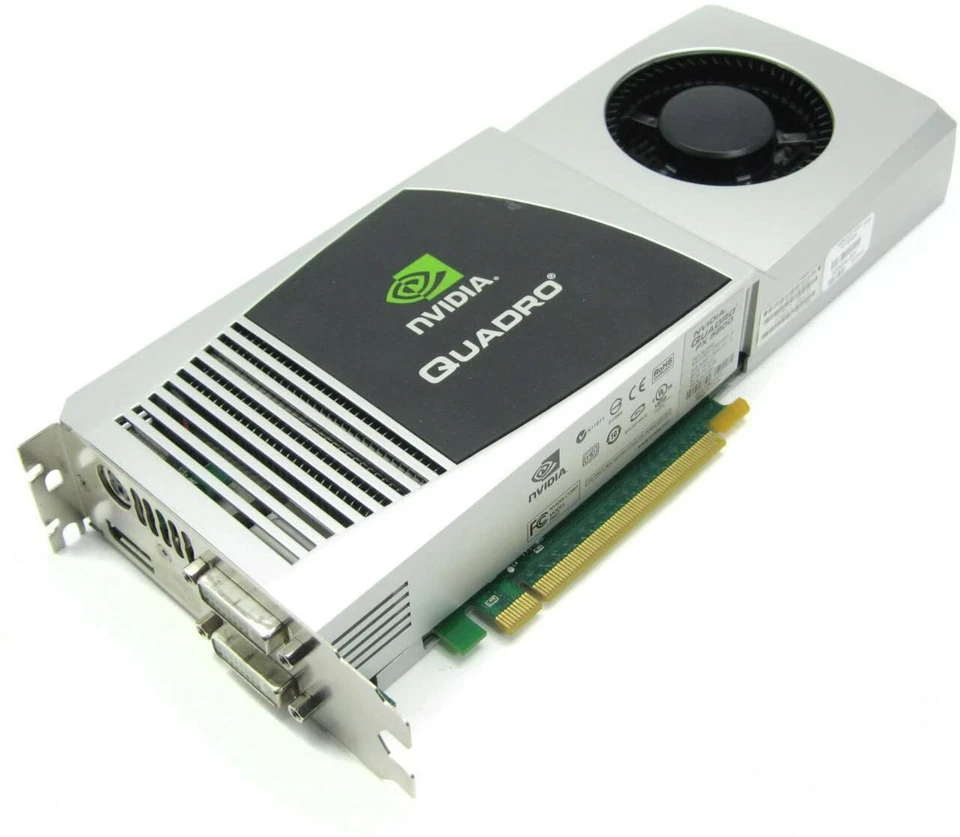 506133-002 FOR HP 4gb Nvidia Quadro FX5800 PCI-E X16 Dual DVI DP TV 536797– 001 - Image 1 of 4