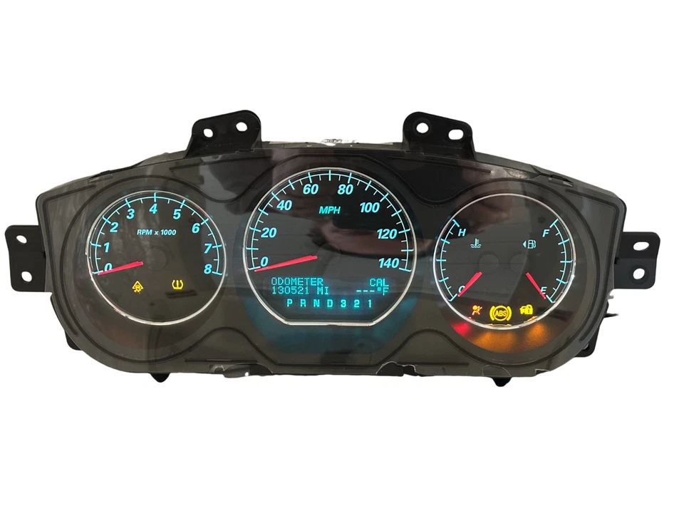 Cuadro de instrumentos velocímetro 07 medidores de panel de instrumentos Buick Lucerna 130.521 millas Foto 1 de 3