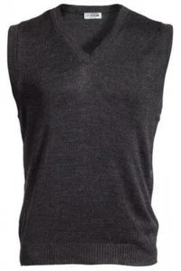 Edwards Unisex Style 561 Charcoal Acrylic Cardigan Sweater Vest Size 2XL - Picture 1 of 2