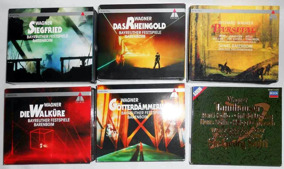 6 CD Boxen Richard Wagner (Teldec)  insg. 21 CD´s  - Sammlung - - Bild 1 von 4