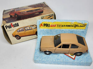 Vintage 1/25 POLITOYS POLISTIL S12 ALFA ROMEO ALFASUD Model Car w/ Original Box
