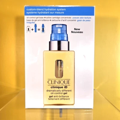 Nuevo en caja Clinique iD Oil Control Gel Base Plus Cartucho Activo Concentrado Foto 1 de 4