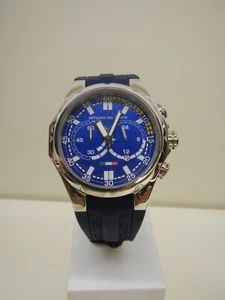 Orologio Officina del Tempo Cronografo Blu Uomo Gomma Acciaio 47mm OT1029/14B - Foto 1 di 10