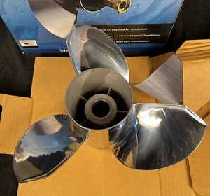 Michigan Wheel Ballistic Hubless Stainless Steel Boat Propeller Prop 14-7/8 x 15 - Bild 1 von 4