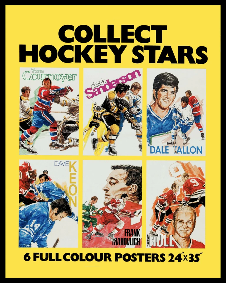 Wall Art of 1971 Coca Cola Hockey Legends Advertisement Poster, 8 x10 Photo - Image 1 of 1