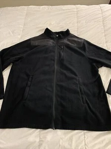 BOULDER CREEK Trading Co 3XL Tall Black Fleecejacke Herren - Bild 1 von 11