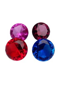 Cristales transparentes diamante 40 mm Gemas Piedra Preciosa Artificial Gemas Grandes Joyas Artesanales - Imagen 1 de 33