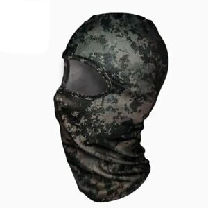 Camouflage numérique noir gris camouflage balaclava masque facial capuche motard livraison gratuite