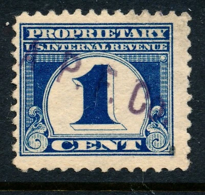 US Revenue Stamp RB65, A.P.F. Co. precancel - Image 1 of 3