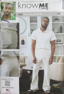 McCalls 2035 Norris Danta Ford Mens 44-52 Big Tall POLO SHIRT & PANTS Pattern UC - Picture 1 of 2