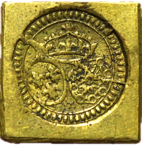 #16715 - Louis XV et Louis XVI Poids monétaire pour le Louis d'Or aux lunettes - Photo 1/2