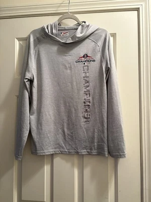 Majestic MLB Boston Red Sox World Series Hooded Long Sleeve T-Shirt Size Small - Image 1 of 4