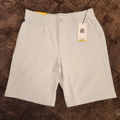 Новый с Ярлыками $80 Under Armour X Steph Curry Chino шорты для гольфа мужской светло-серый размер 32 - Изображение 1 из 4