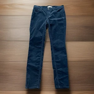 Women’s Size 26 / 2 Ann Taylor Loft Green Corduroy Modern Skinny Pants - Picture 1 of 9