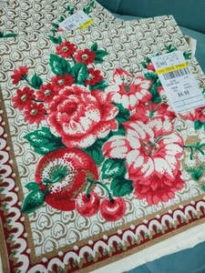 Servilletas de tela Macy's Savon granja rosas y frutas 12 nuevas con etiquetas Charter Club - Imagen 1 de 5