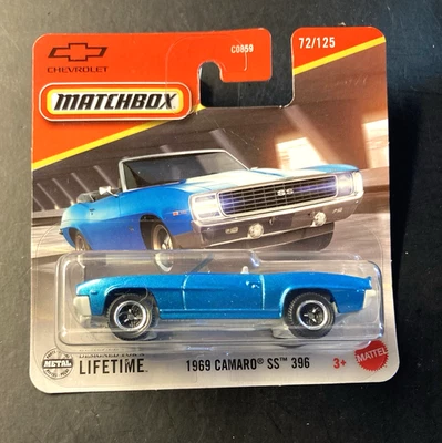Matchbox 1969 Camaro 'SS' 396 MB302 #72/125  - 2025 Matchbox Showroom series - Image 1 of 4