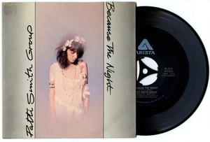 45 Patti Smith Group Because the Night/God Speed 7” Vinyl Single 1978 Arista VG+ - Picture 1 of 2