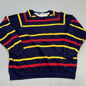 VTG Polo Ralph Lauren Striped Sweatshirt Troon North Golf Size 2XL - Picture 1 of 9