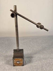 Brown & Sharpe Lupe Indikator Basis Ständer Halter Magnet CNC Messung - Bild 1 von 9