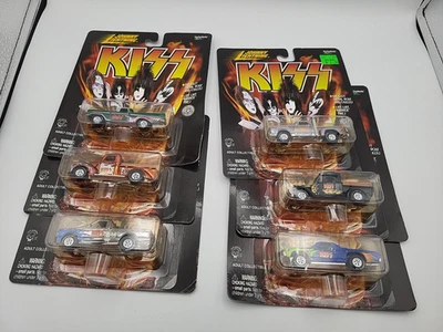 Juego de 6 Camiones Johnny Lightning KISS Serie Rueda Real Foto 1 de 4