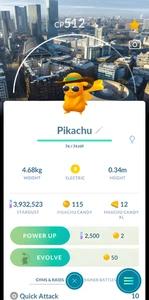 Shiny Pikachu Sommerhut Manchester England Hintergrund | Pokemon Trade Go ✨ - Bild 1 von 2