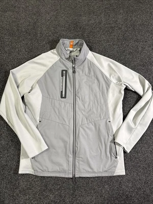 Chaqueta Peter Millar Para Hombre M Gris Merge Elite Cremallera Completa Bolsillos Elásticos Foto 1 de 4