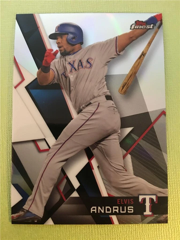 2018 Topps Finest Refractor #13 Elvis Andrus Rangers - Image 1 of 1