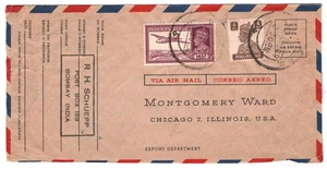INDIA Air Mail Cover USA Chicago 1949?{samwells-covers}KA147 - Picture 1 of 14