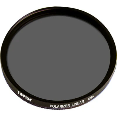 Tiffen 4.5" Round Linear Polarizing Drop-in Filter - Deepens a Blue Sky - Image 1 of 4