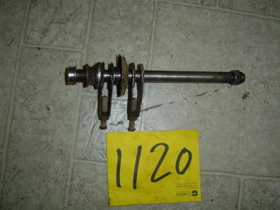 1972 YAMAHA RT 2MX RT 2 MX 360 REAR WHEEL AXLE - Image 1 of 1