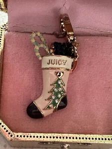 NWT Juicy couture Limited Edition Core stocking charm In Original Box #YJRU2427 - Picture 1 of 10