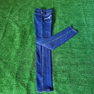 Justice Premium Jeans Low Rise Knit Jegging Skinny Leg Blue Jeans Youth Size 10S - Picture 1 of 13
