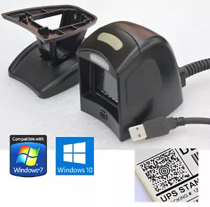 USB KASSENSCANNER BARCODESCANNER SCHWARZ DATALOGIC 1100i WINDOWS XP 7 10 11 BS4 - Bild 1 von 1