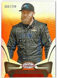 2018 Panini Certified Racing Orange Jeffrey Earnhardt Card /249 #31