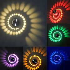 Dimmable/N 3W Spiral LED Wall Sconce Light Fixture Cylinder Ceiling Lamp Hallway