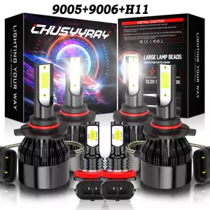 Para For Honda Odyssey 2005-2001 faros LED alto bajo bombilla de luz antiniebla - Picture 1 of 13