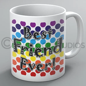 Best Friend Ever Mug Mugs Friends Friendship Boy Girl Him Her Birthday Cup Gift - Imagen 1 de 1