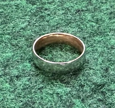 Banda/anillo para hombre - talla 8,25 - platino (ext.) y oro rosa (int.) - Descuento Foto 1 de 4