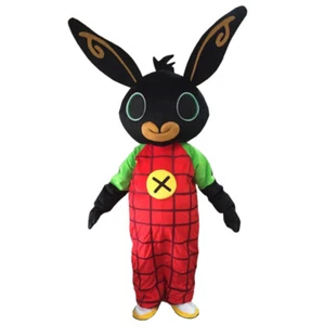 mascotte BING coniglio nero red costume adulti professionale animazione cosplay - Picture 1 of 3