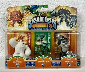 White flocked Eruptor Skylanders Giants 3er Figuren Pack Chase Variante rare Neu - Bild 1 von 2
