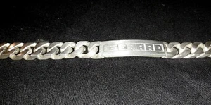 GROSSES HERRENARMBAND AUS MASSIVEM SILBER - KRABBENPUNZE - GERARD GEWICHT / 58,8 gr - - Bild 1 von 8