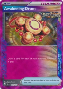Holo Awakening Drum 141/162 ACE SPEC Raro Fuerzas Temporales Pokemon Juego de Cartas Coleccionables - Imagen 1 de 1