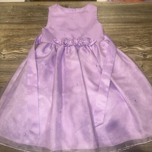 Rare Edition Girl Bow Lavender Dress Size 4. Underlining. NWOT. - Picture 1 of 7